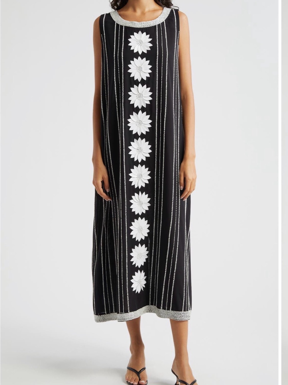 La Vie Style House Floral Beaded Dress